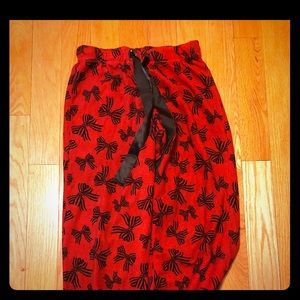 Taylor Marcs fleece PJ bottoms size girls M